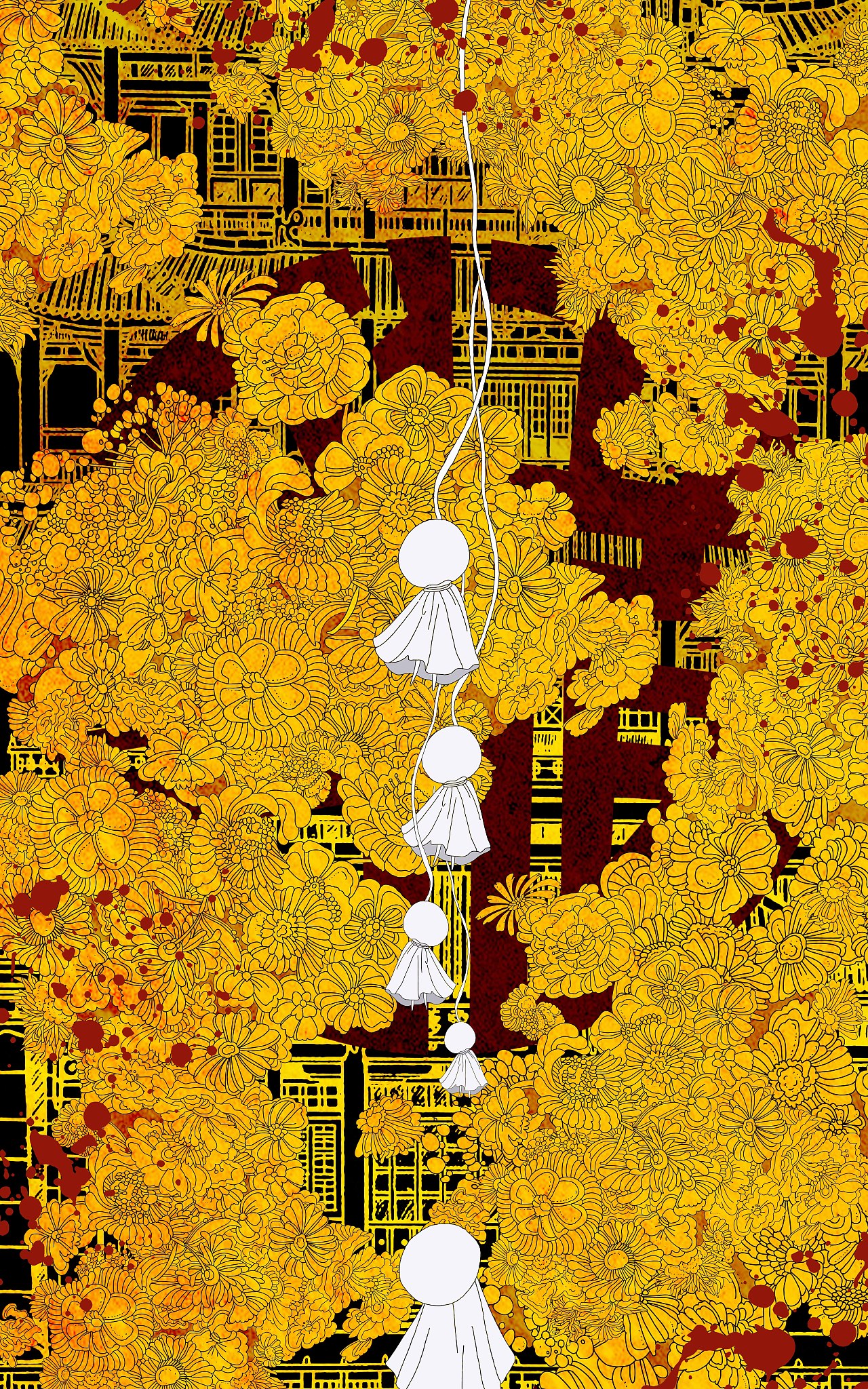 灿烂中死去（图ZMjI5Mjg0MTUy） - 商业插画 - 站酷设计师黄胜福原创素材 - 站酷ZCOOL