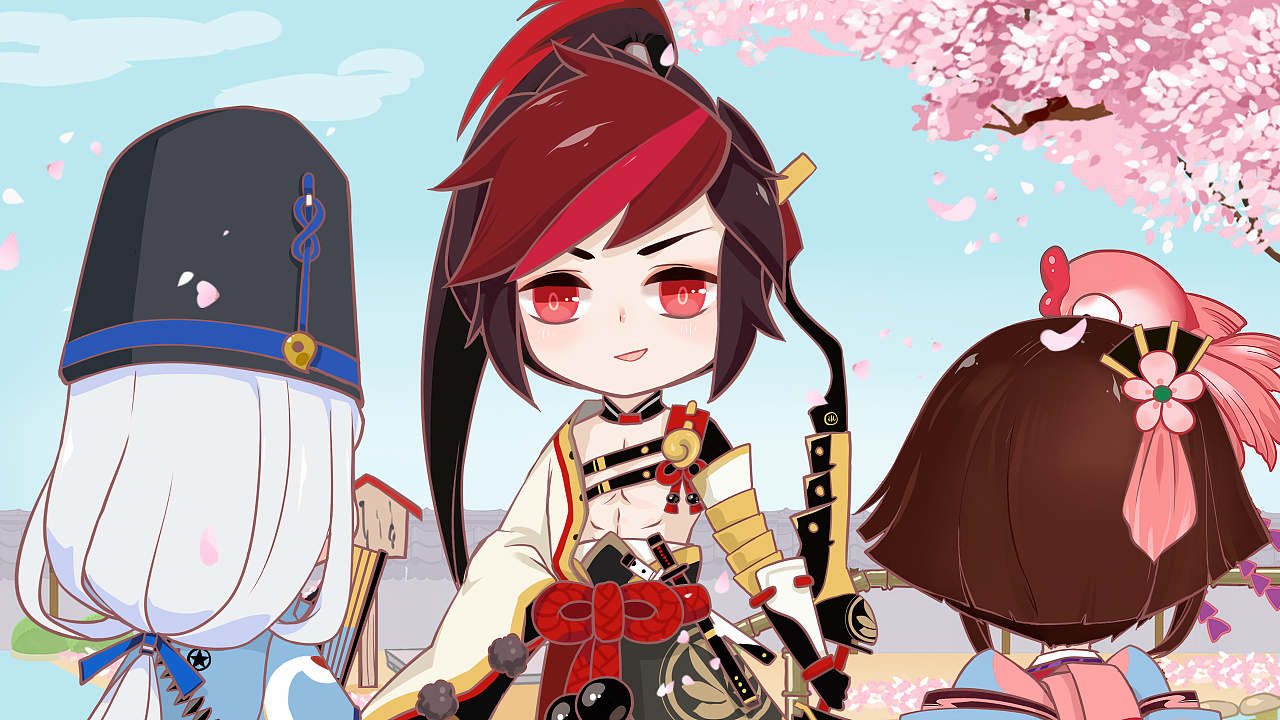 《阴阳师》为崽而战q版动画宣传视频原画