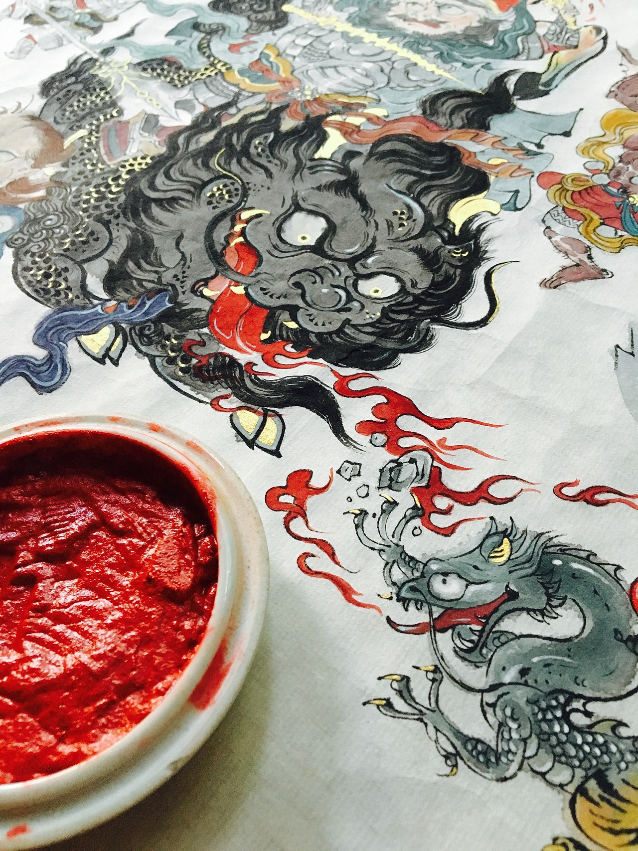 封神演义 | 闻太师西岐大战（图ZOTQ3OTA3MDg=） - 商业插画 - 站酷设计师朝朝兰原创素材 - 站酷ZCOOL