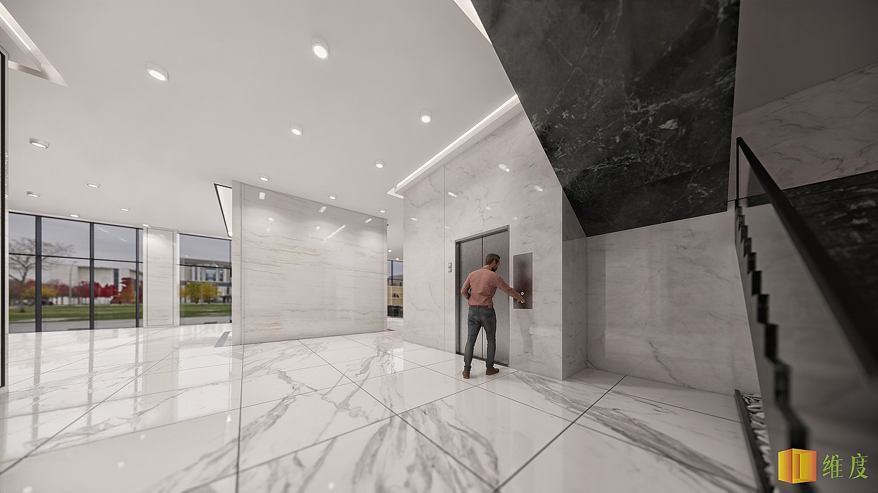 现代大堂丨合盛塑料