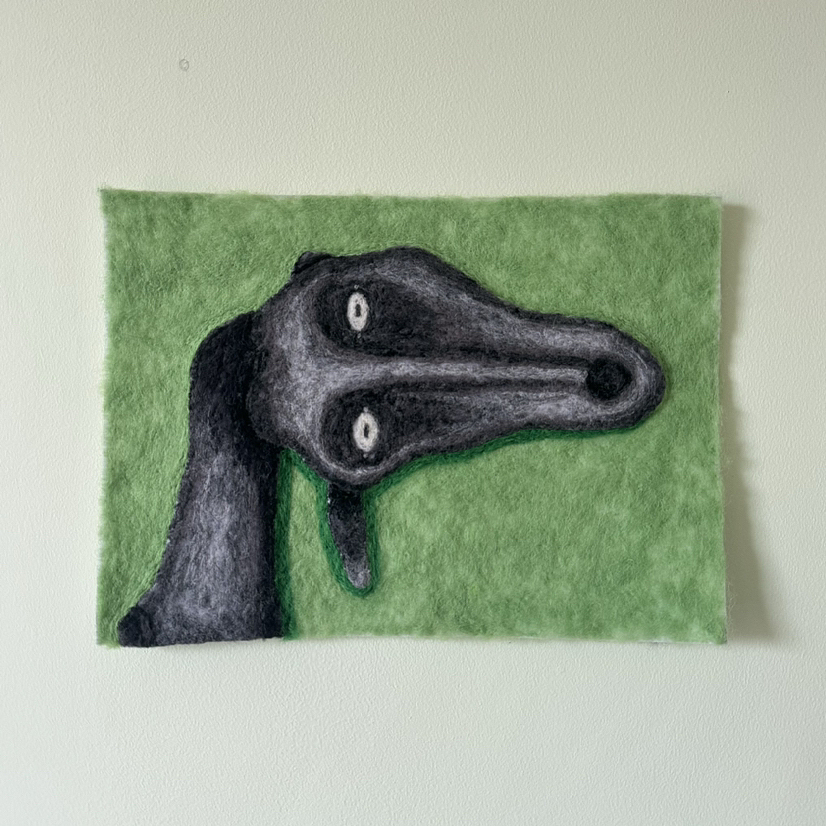 羊毛毡 | 春天小狗