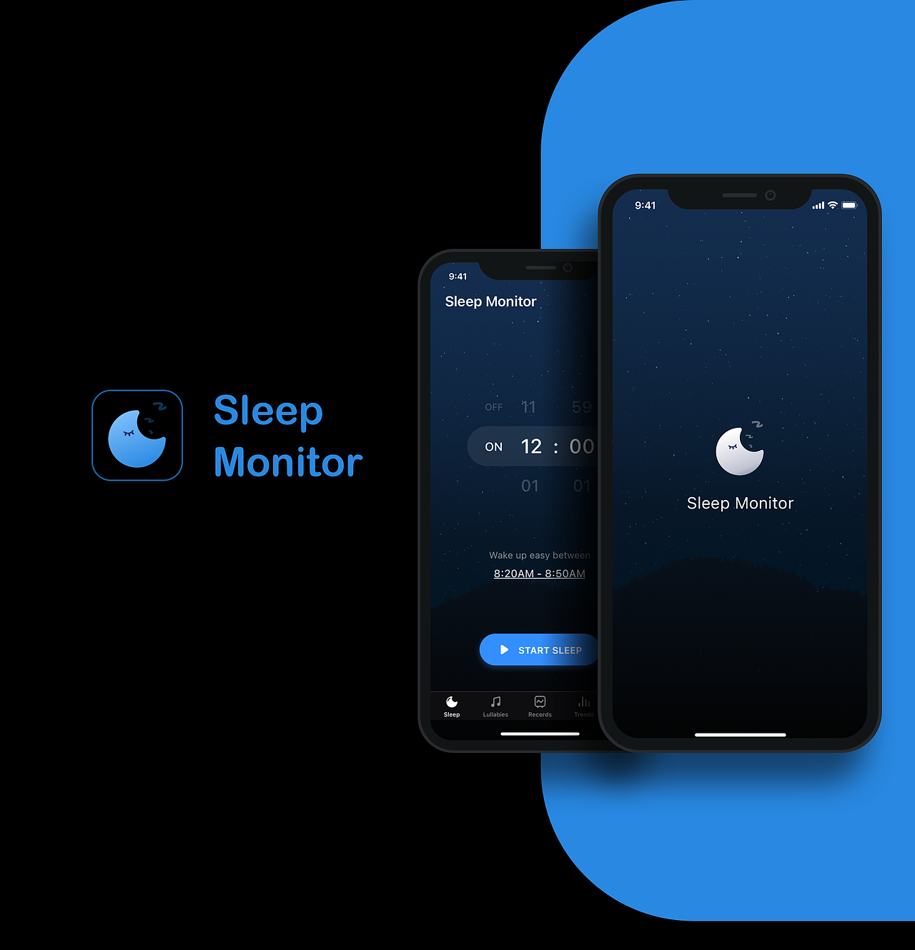 Sleep Monitor（图ZMjQxNjIxNDYw） - APP界面 - 站酷设计师美珍原创素材 - 站酷ZCOOL