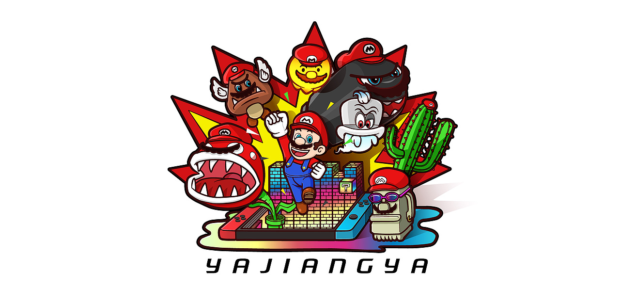 马里奥：奥德赛（图ZMTUzMTg0NDQ0） - 商业插画 - 站酷设计师雅姜雅0228原创素材 - 站酷ZCOOL