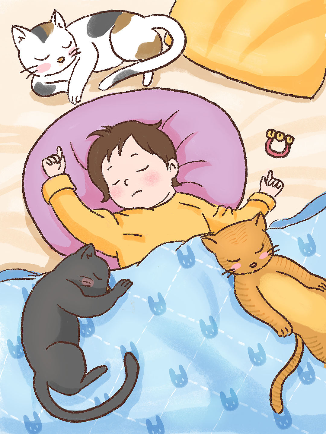 冬日午后的贪睡时光