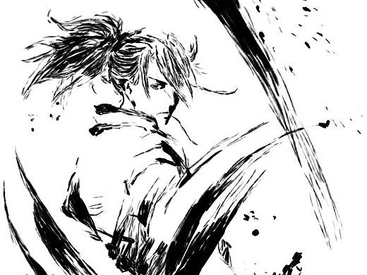 插画线稿-冲田总司（个人主页-ZNDA1NTA0NDg=） - 游戏原画 - 站酷设计师瑾十原创素材 - 站酷ZCOOL