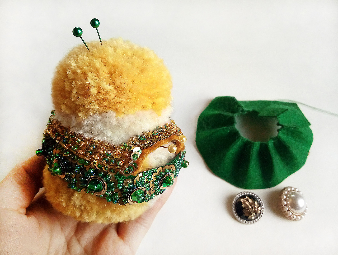 BIRD 006 绿衣少女（图ZMTk2NTU4MDA4） - 工艺品设计 - 站酷设计师施秋君原创素材 - 站酷ZCOOL