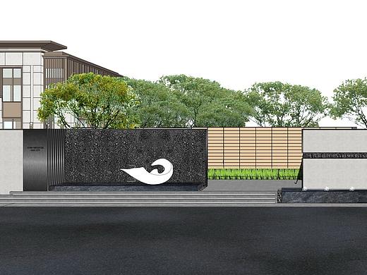 无锡阳山示范区景观SU模型下载