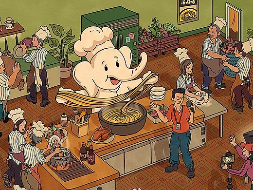 《白象“汤好喝”直播大公开》（个人主页-ZNjM0Mzc5MzY=） - 海报 - 站酷设计师寸金Rich原创素材 - 站酷ZCOOL