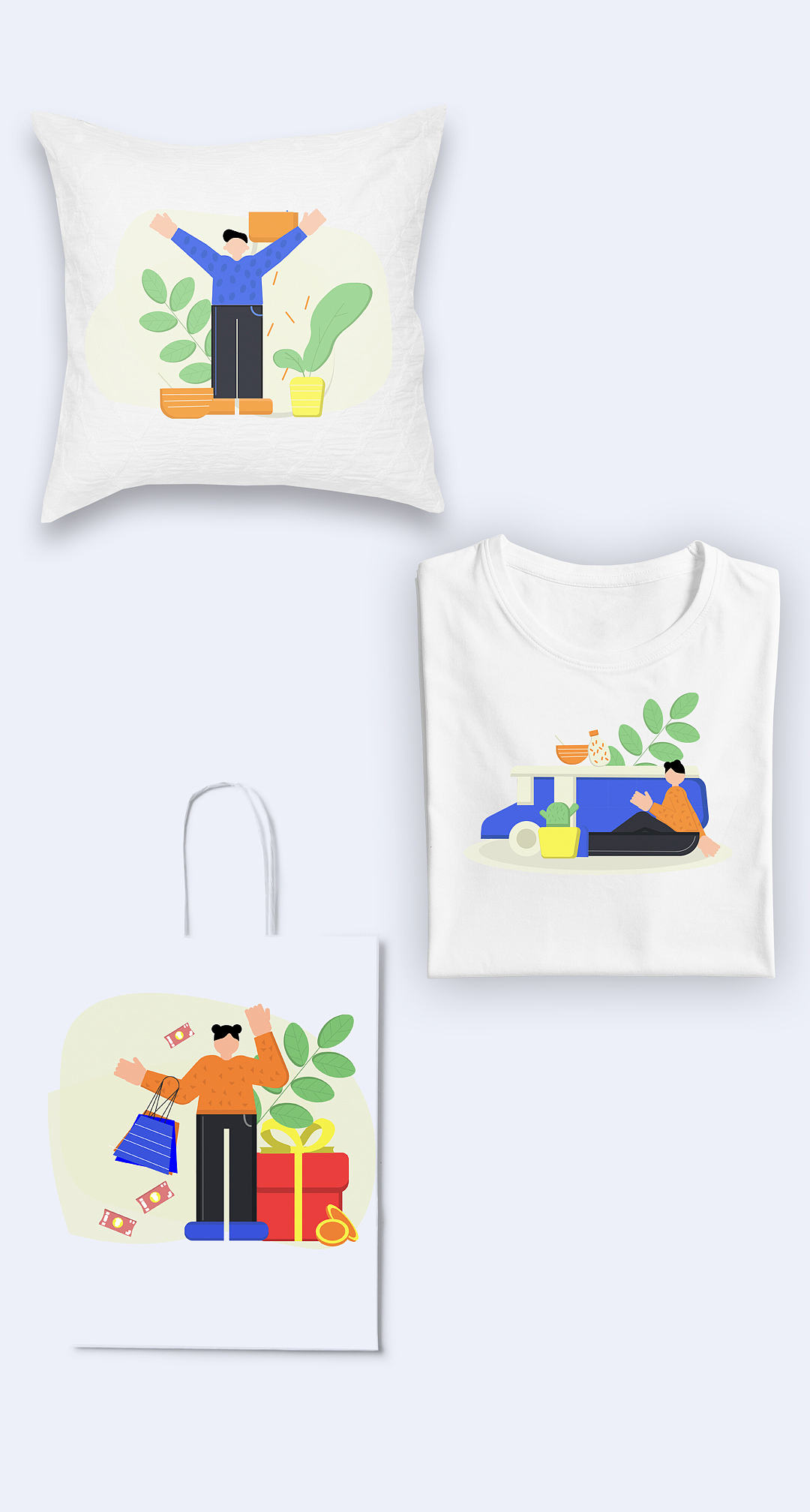 运营插画系统库作品集