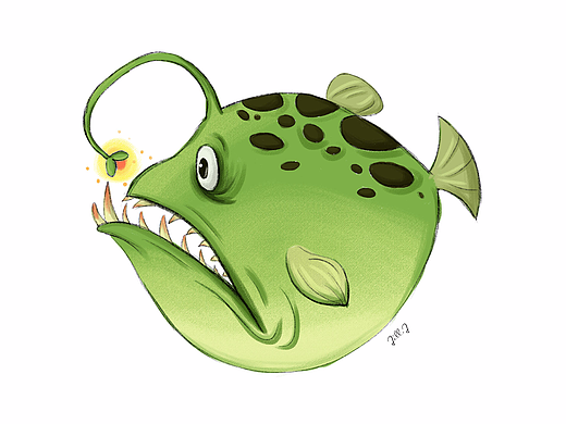 小清新动物插画