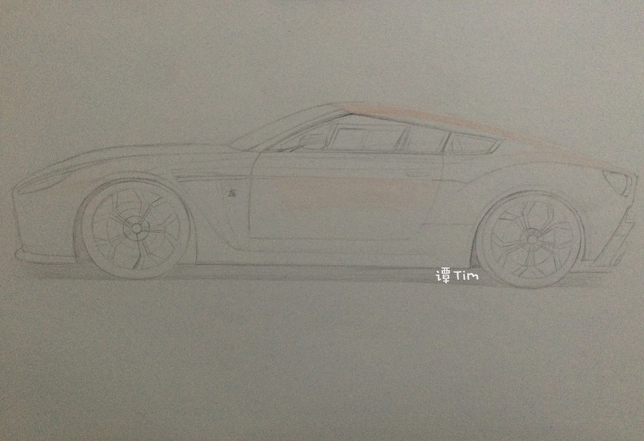 彩铅汽车