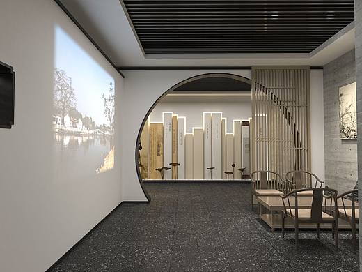 部分作品展示:中式文化展厅
