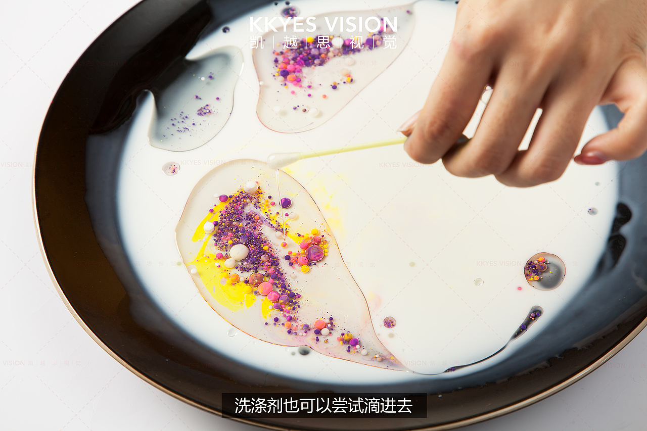 抽象泡泡的制作教程 牛奶 洗涤剂 颜料 油 的碰撞（图ZMTI4ODc2NTgw） - 风光摄影 - 站酷设计师金光高照商业摄影原创素材 - 站酷ZCOOL