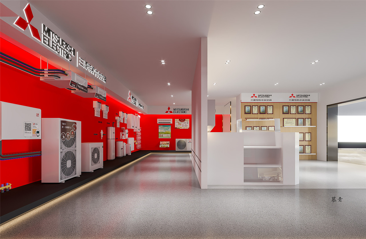 工装 —— 空调专卖店分享（图ZMjcyOTA5MzU2） - 商业空间设计 - 站酷设计师慕青15385130130原创素材 - 站酷ZCOOL