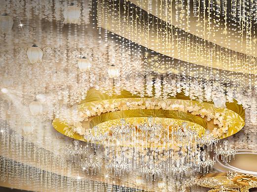 香槟金色婚礼效果图（个人主页-ZNDM4OTI2MTY=） - 舞台美术 - 站酷设计师蓝格子短裙原创素材 - 站酷ZCOOL