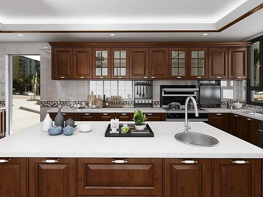 乡村别墅整体橱柜