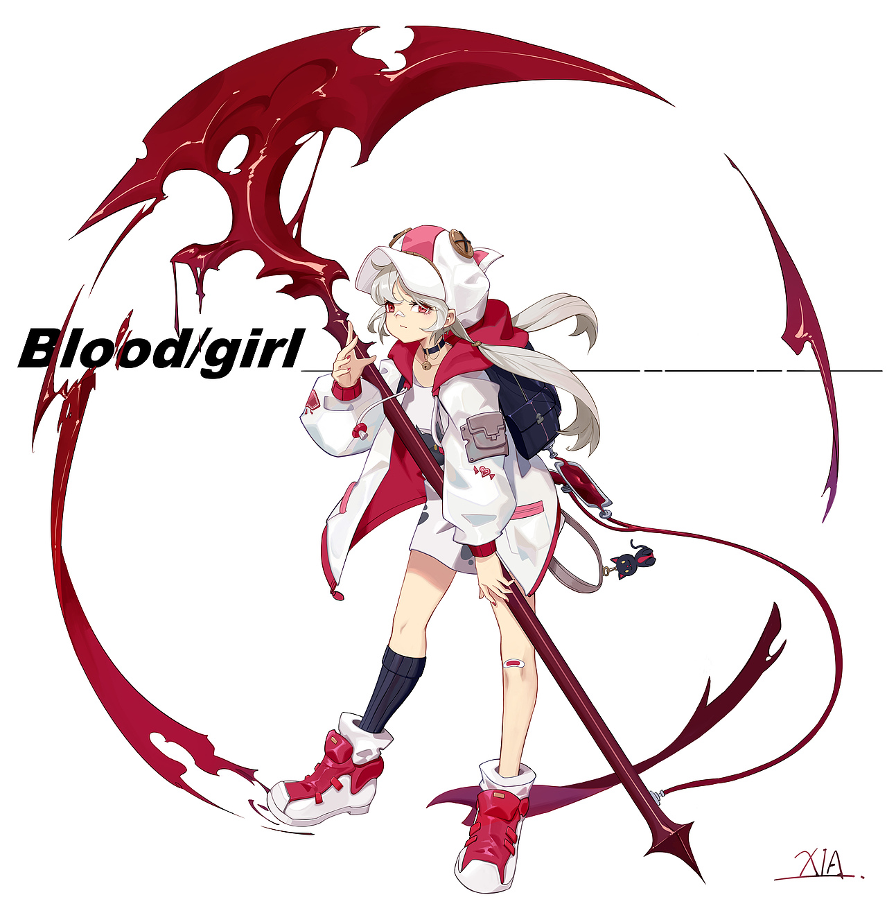 BLOODGIRL NO.2（图ZMTQ5NDg0NzY0） - 游戏原画 - 站酷设计师网易给个工作机会原创素材 - 站酷ZCOOL