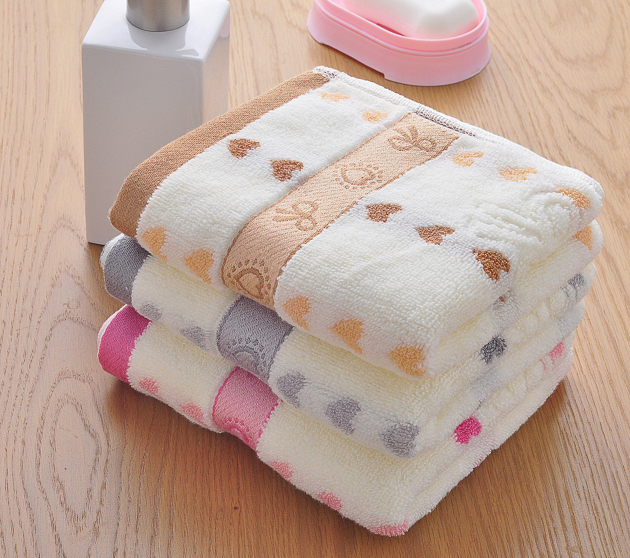 全棉天然毛巾场景图