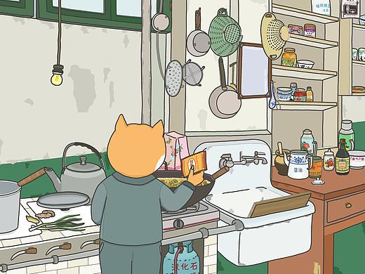 下厨（个人主页-ZNDU5MDI2MTY=） - 绘本 - 站酷设计师马天Sofie原创素材 - 站酷ZCOOL