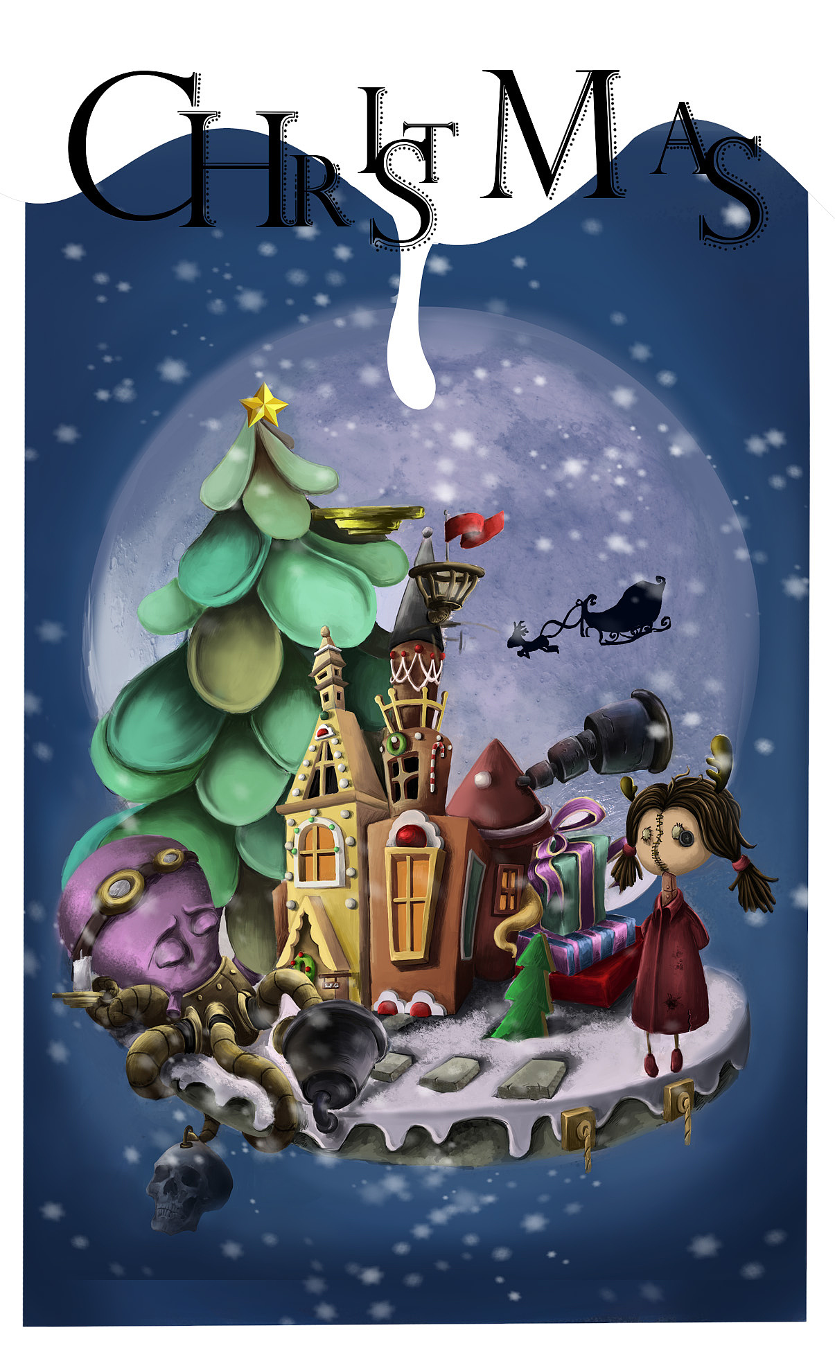 奇怪的节日（图ZMzk4NTE4NTI=） - 创作习作 - 站酷设计师韩了了啊原创素材 - 站酷ZCOOL