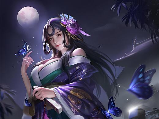 日本妹子（个人主页-ZNTc1MzczMjA=） - 游戏原画 - 站酷设计师闲闲的DUSK原创素材 - 站酷ZCOOL