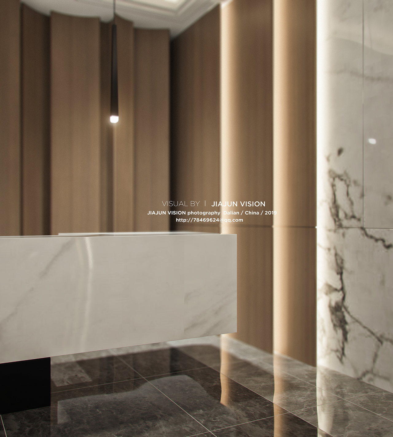 现代办公空间效果图表现