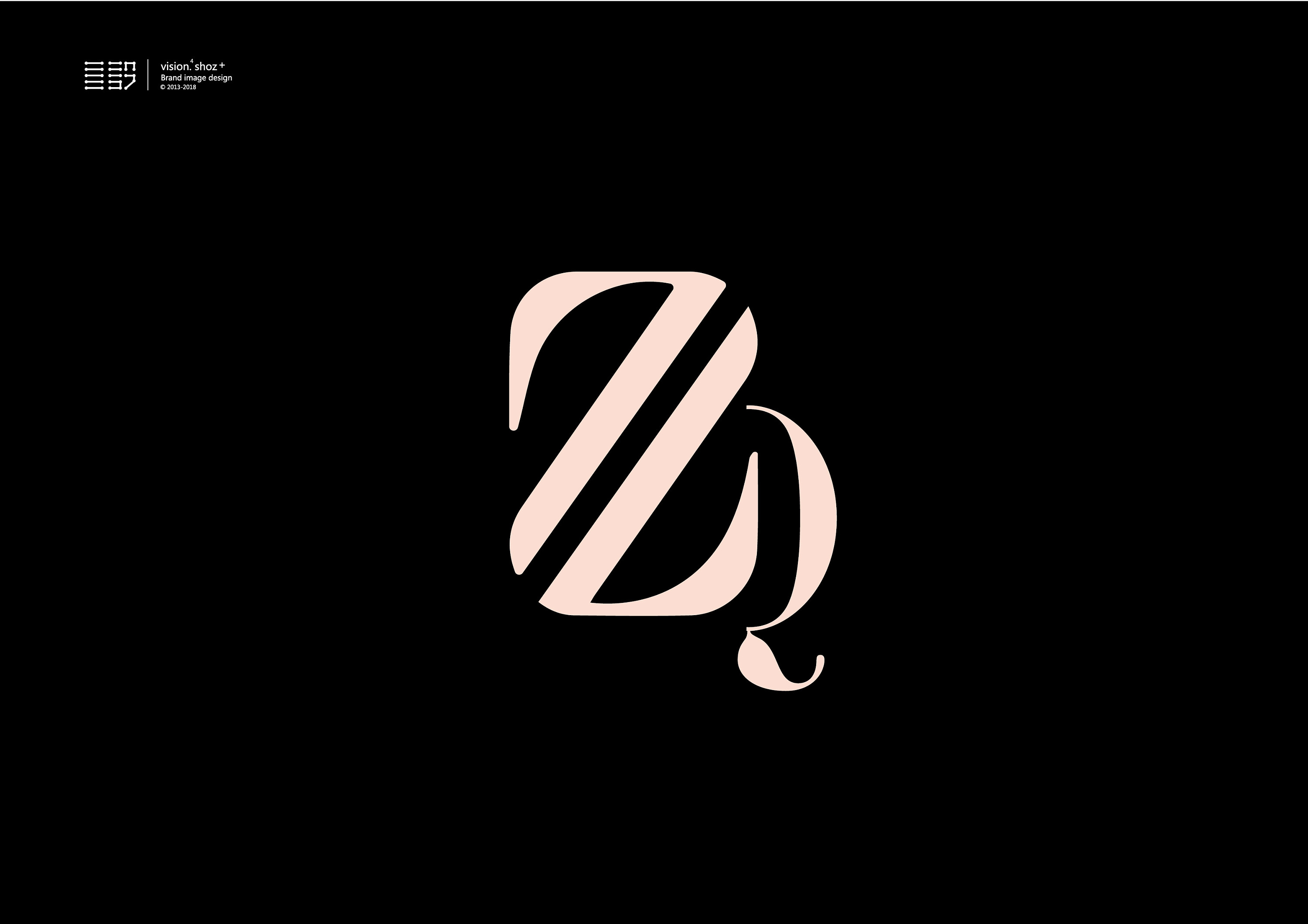 三川久木/zq品牌服饰店品牌logo设计