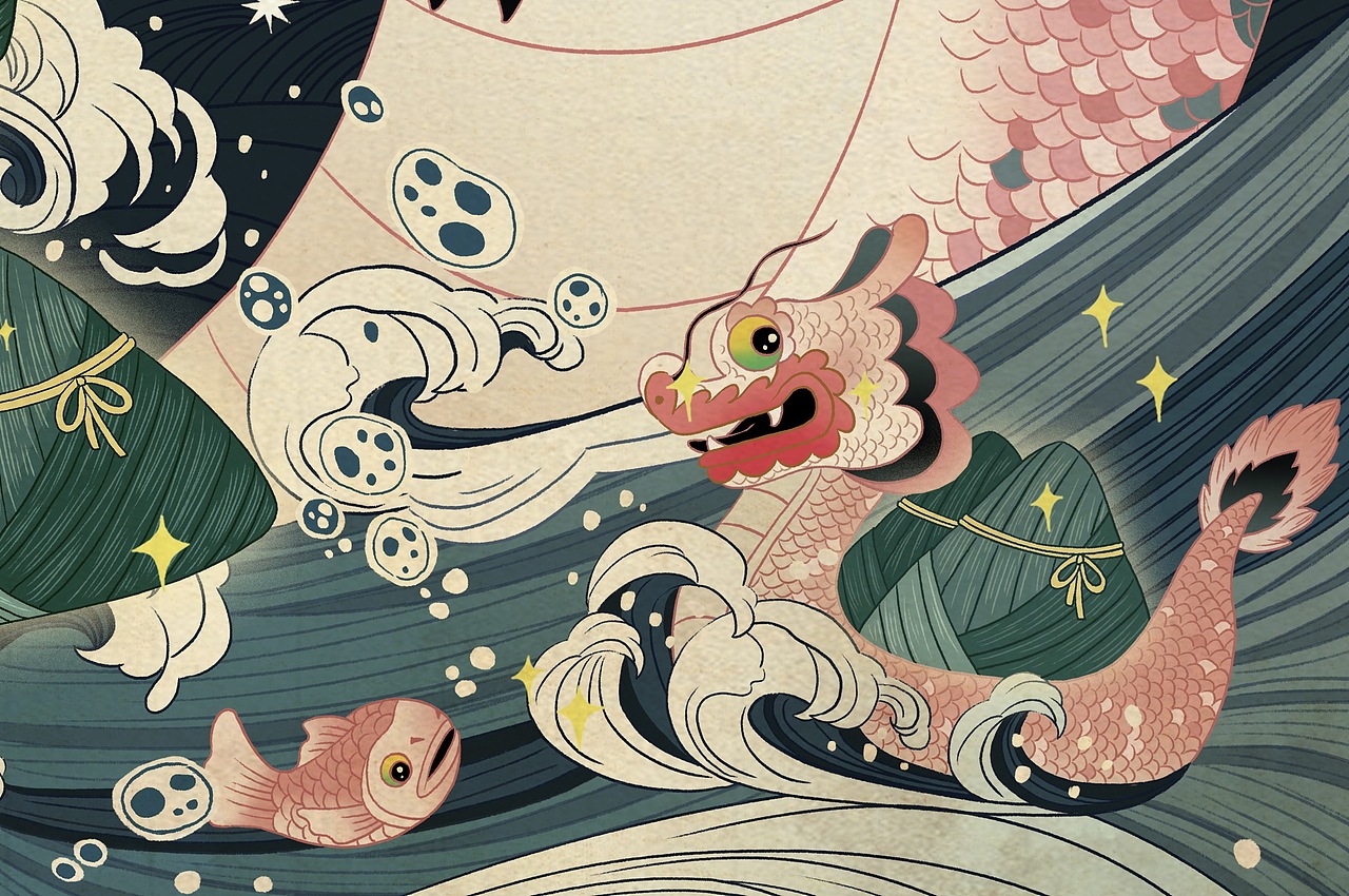 端午（图ZMjU3OTE0MTgw） - 新锐潮流插画 - 站酷设计师立定原创素材 - 站酷ZCOOL