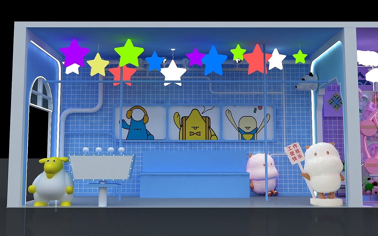 打卡dp点美陈（图ZMTcxMjQ2OTQ4） - 其他三维 - 站酷设计师设计狮Ming原创素材 - 站酷ZCOOL