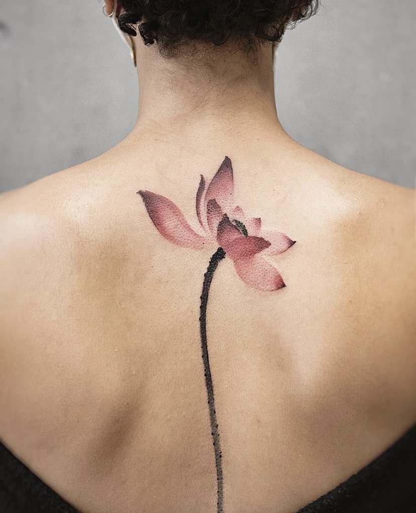 中式传统水墨纹身赏析合集每个民族国家都有不同的艺