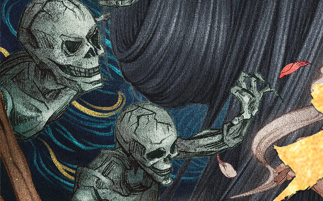 《奇花记》影视剧手绘海报