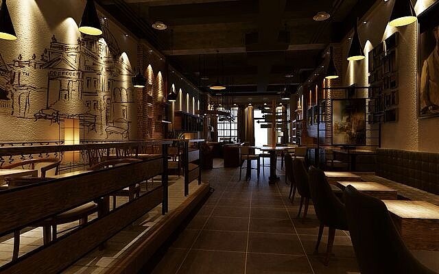 西安高级餐厅装修设计图