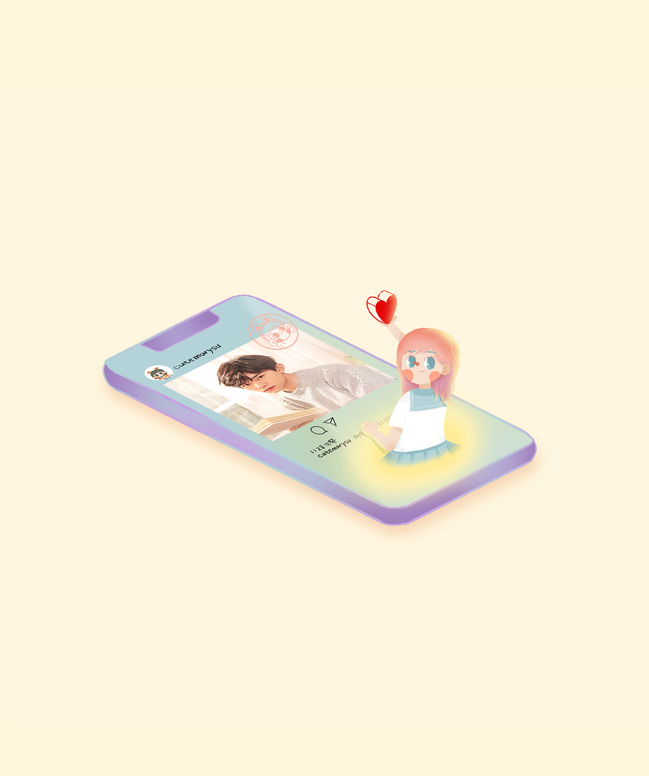 illustration丨插画小练习（图ZMjE2MTU3NzE2） - 创作习作 - 站酷设计师可爱玛丽酥原创素材 - 站酷ZCOOL