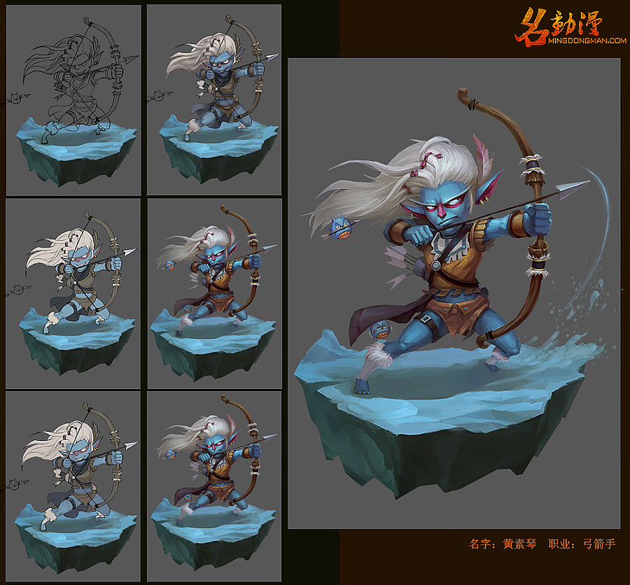 原画场景角色游戏UI