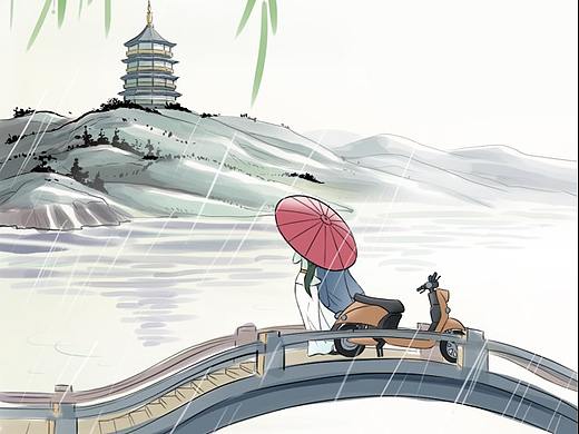 H5插画新新白娘子传奇