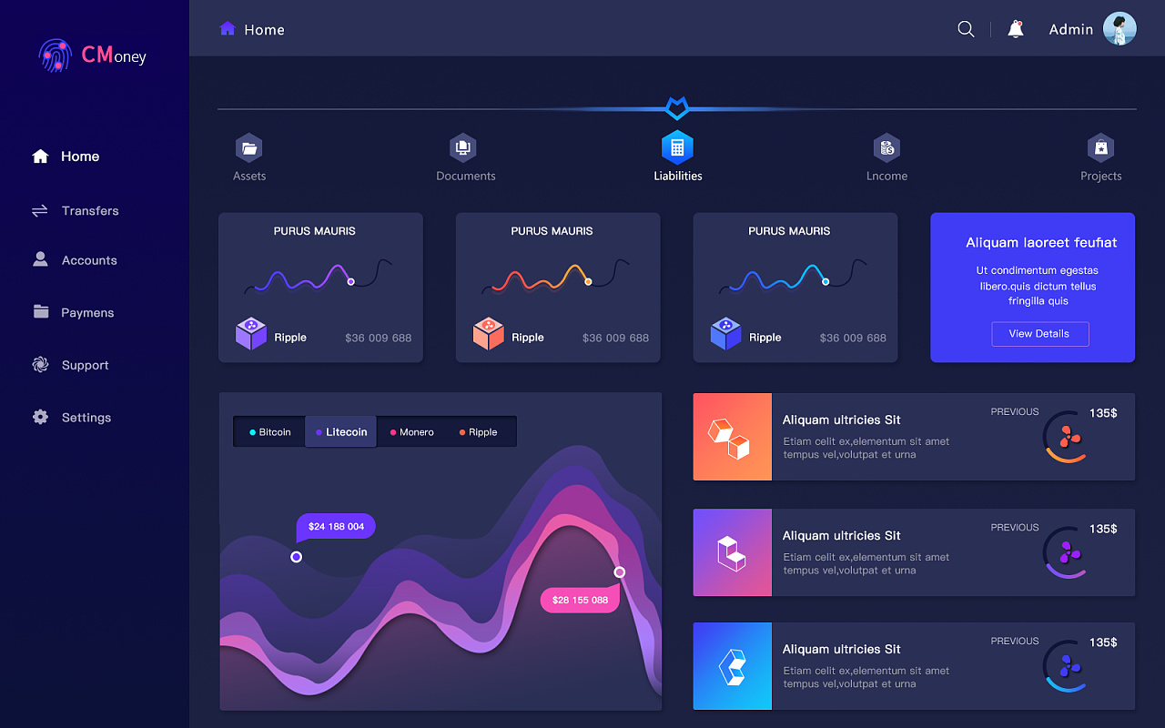 一组后台系统ui界面练习