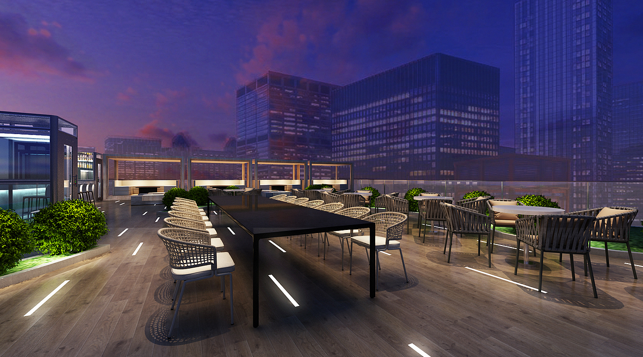 餐厅酒店效果图作品