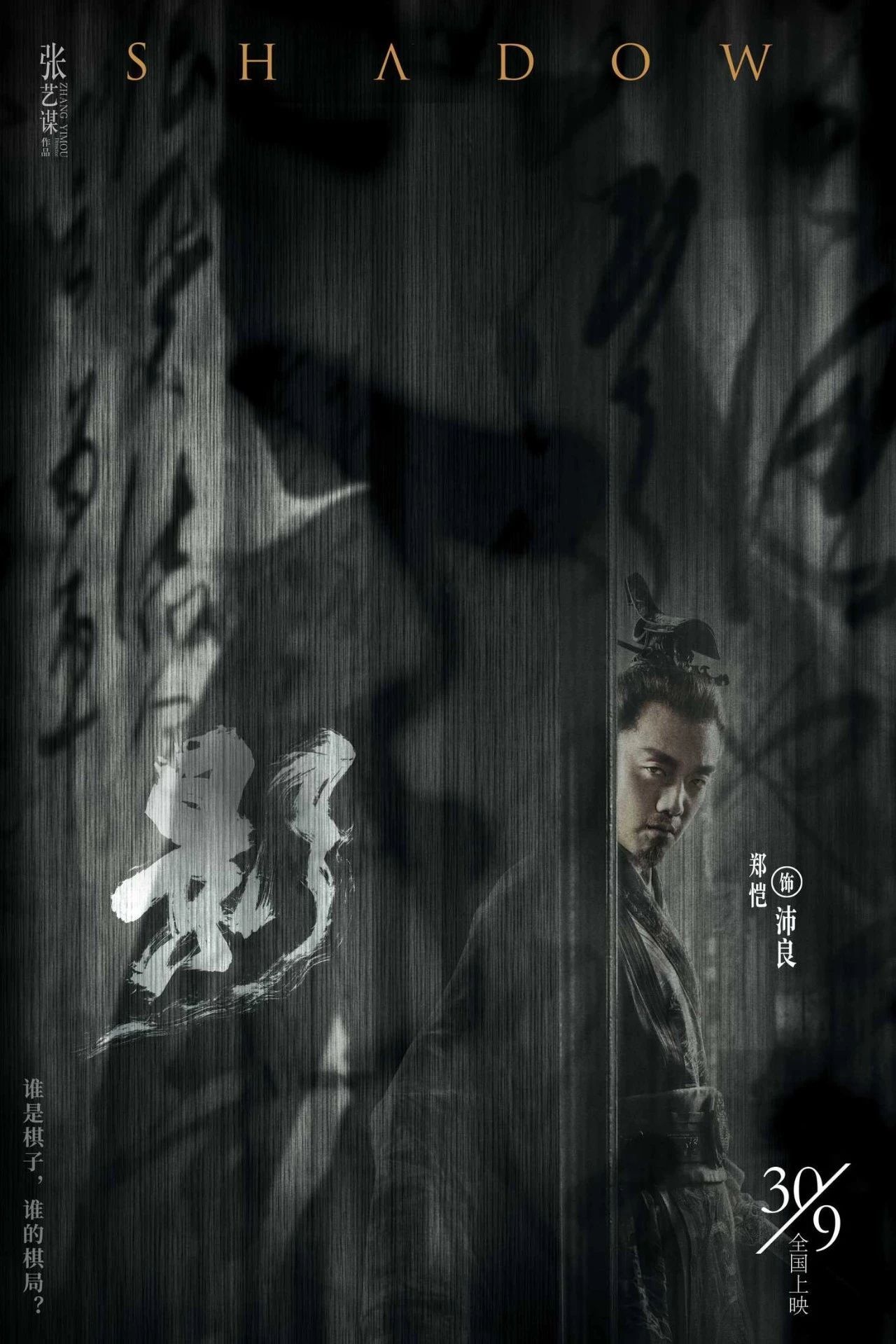 张艺谋新片《影》,水墨海报