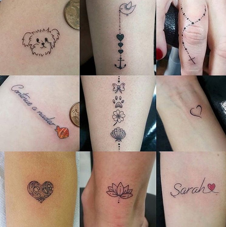 超级强小清新女士纹身图案大合集佳佳刺青专业图案