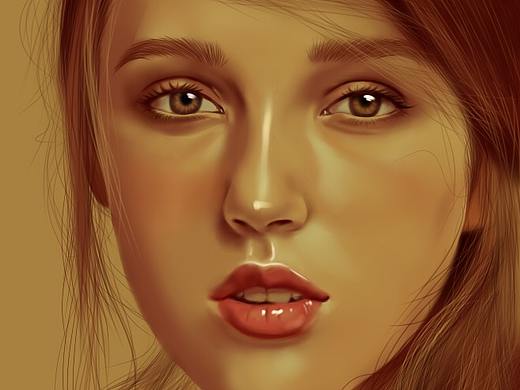 手绘厚涂插画头像 可约稿