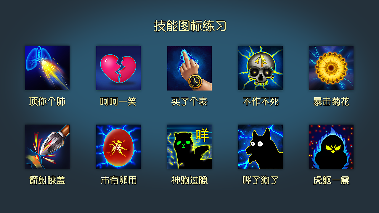 技能图标练习