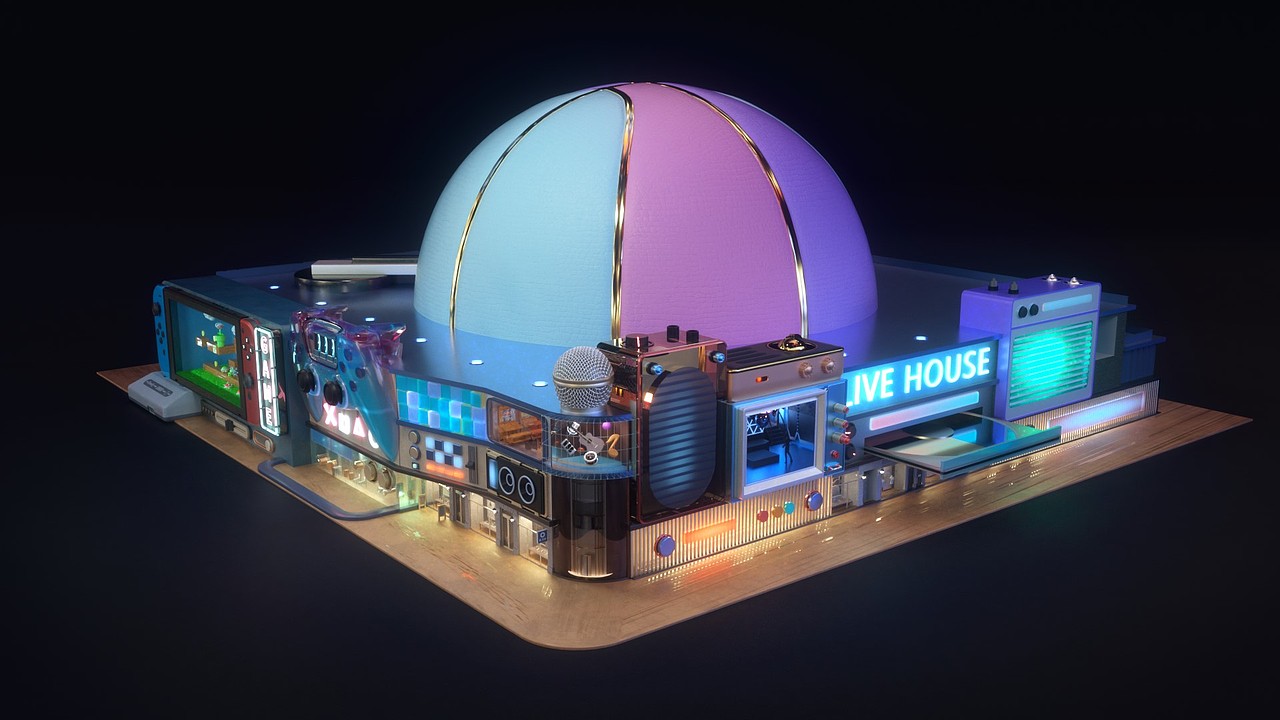 2023.《天津和平印象城》购物中心宣传片_场景搭建部分（图ZMzQxOTU1OTU2） - 建筑/空间 - 站酷设计师艾木0324原创素材 - 站酷ZCOOL