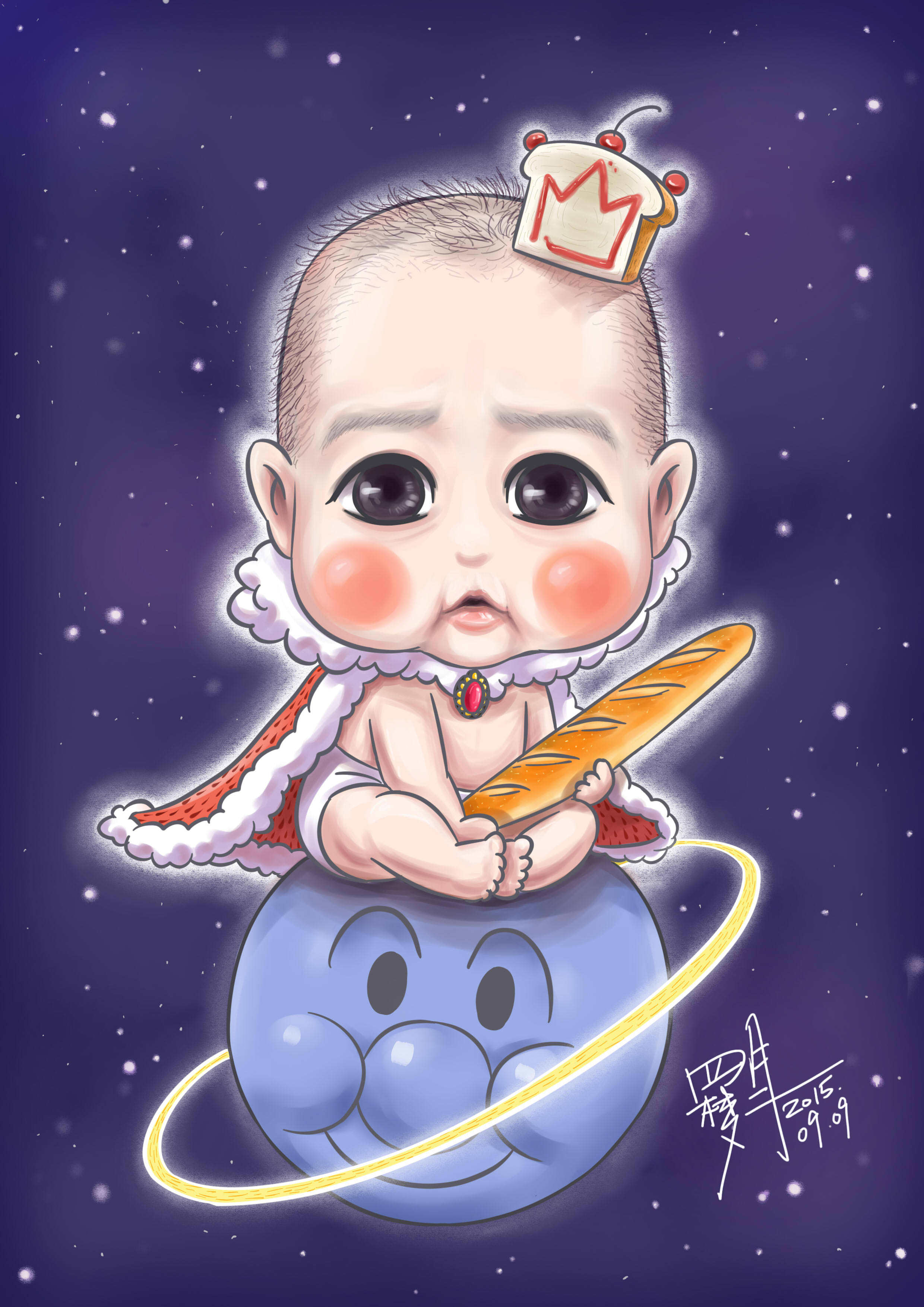 【插画】萌宝肖像系列