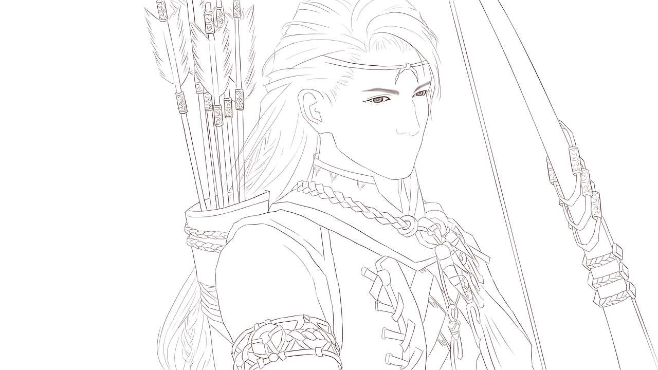 大概率是描圖（圖ZMjA0MDExODgw） - 其他動漫 - 站酷設(shè)計師谷主頭上長蘑菇原創(chuàng)素材 - 站酷ZCOOL