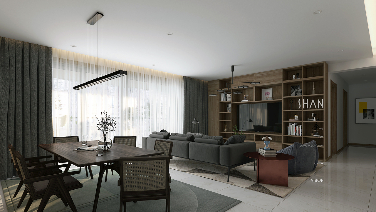 SHAN｜日常效果（图ZMjEwMTQ5MzY4） - 家装设计 - 站酷设计师聿亘丨SHAN原创素材 - 站酷ZCOOL