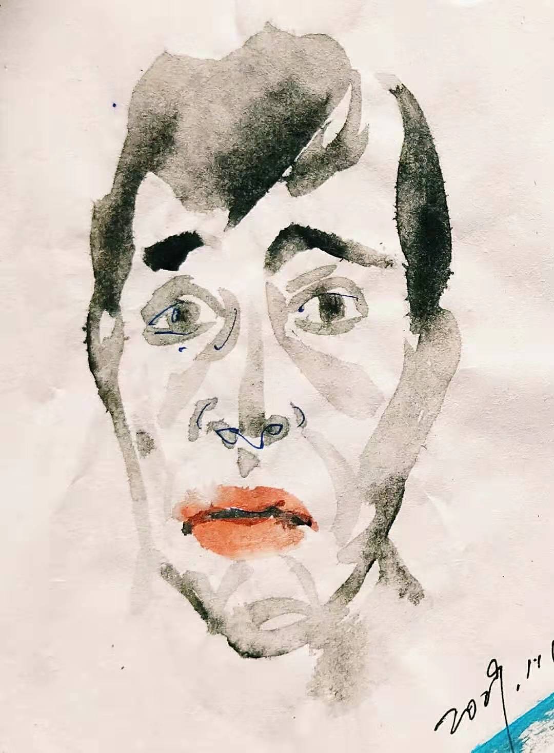 阿杜手绘速写肖像画（图ZMTgzOTA4MTU2） - 绘画 - 站酷设计师阿杜手绘速写原创素材 - 站酷ZCOOL