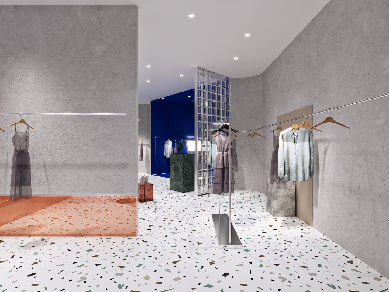 现代轻奢简约服装店