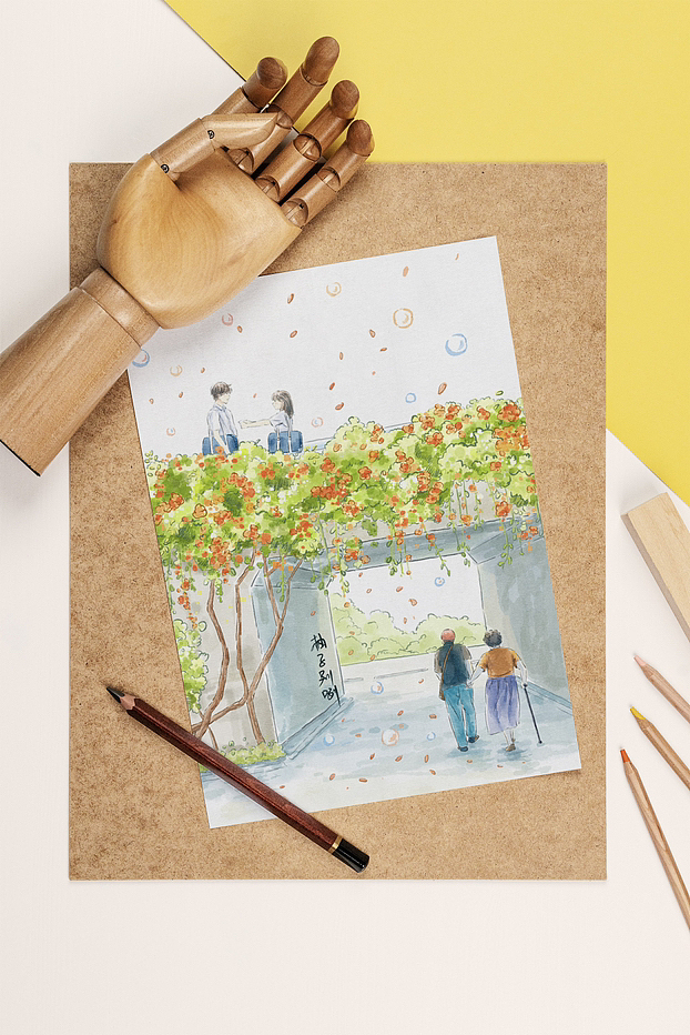 春夏秋冬不同的爱情（图ZMzU5ODMyMTY4） - 商业插画 - 站酷设计师画画的柚子原创素材 - 站酷ZCOOL