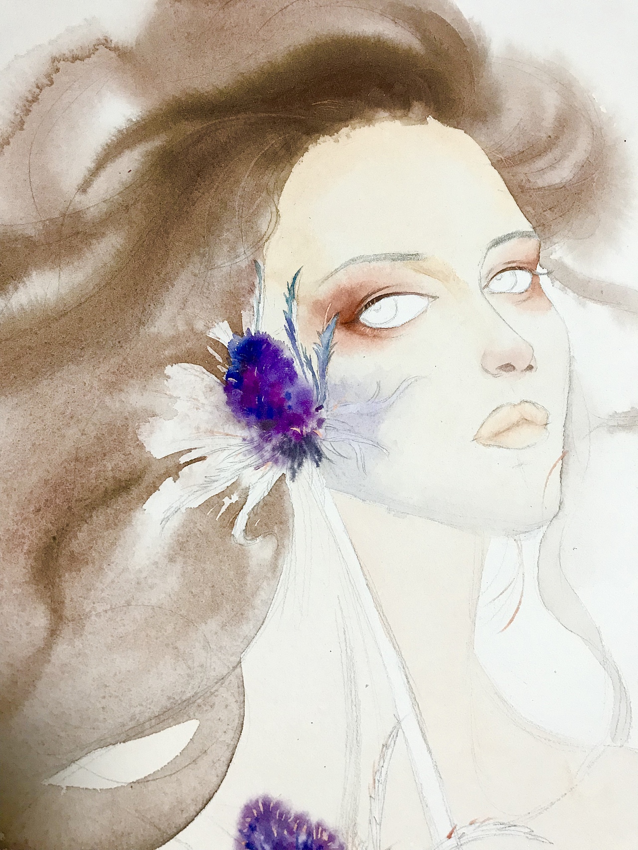 水彩人物美女彩妆作品信息创作时间2019/08/09添加表情喜欢ta的作品吗