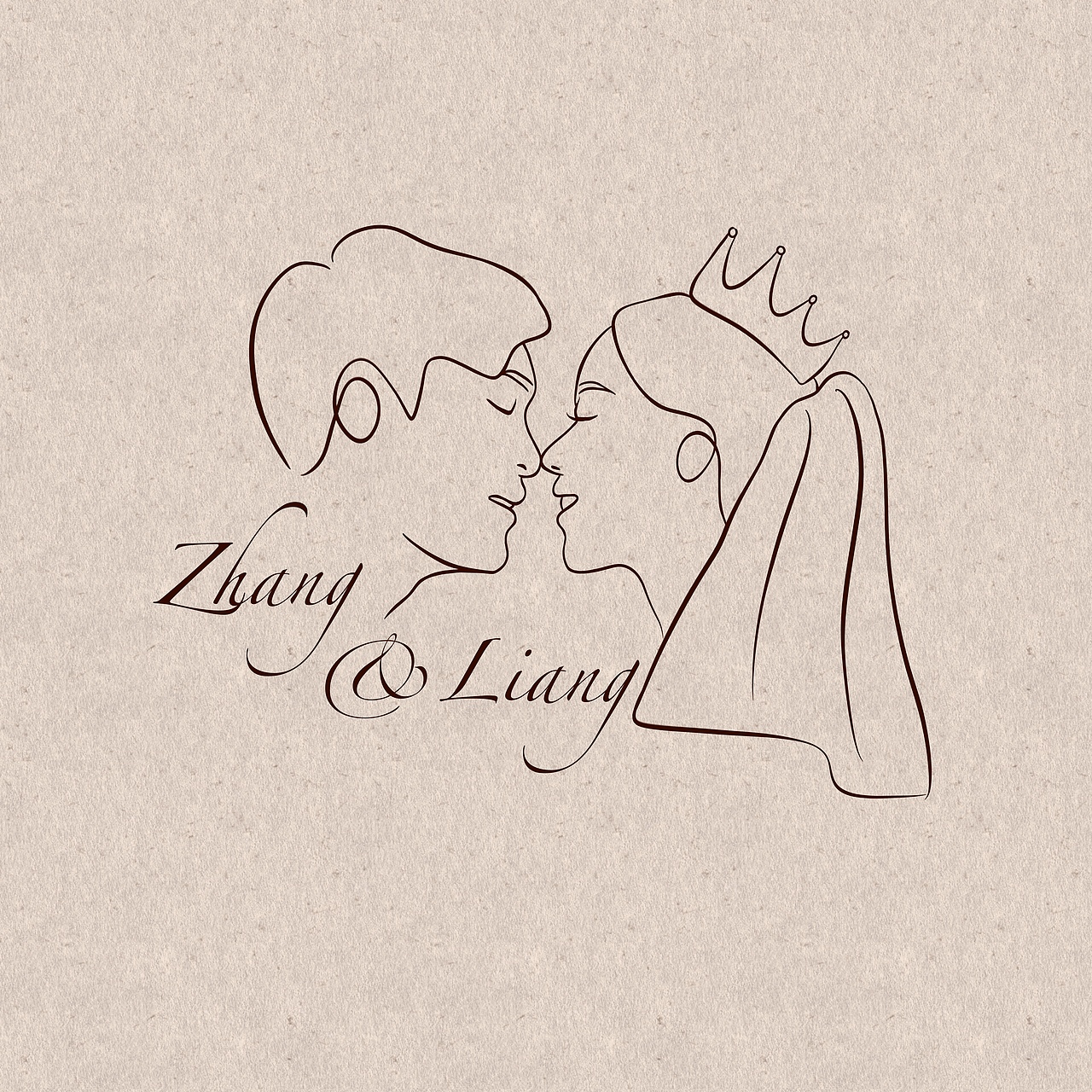 婚礼剪影（图ZMjMwOTIyMjMy） - 商业插画 - 站酷设计师蜜思梨原创素材 - 站酷ZCOOL